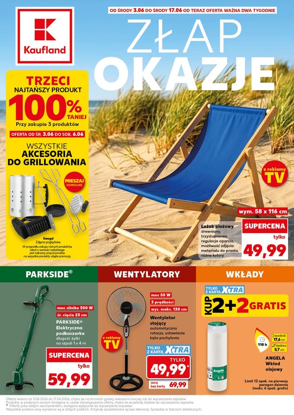  Kaufland gazetka promocyjna od 3 czerwca 2026 aktualna - Dom i Ogród taniej - Okazje