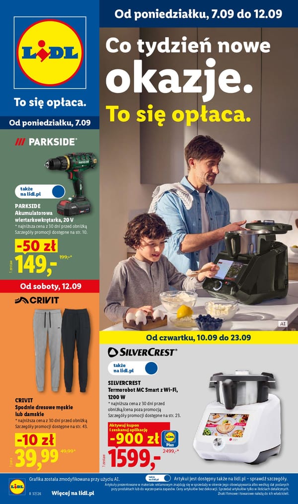  Lidl gazetka promocyjna od 7 września 2026 aktualna - najlepsze promocje fashion week