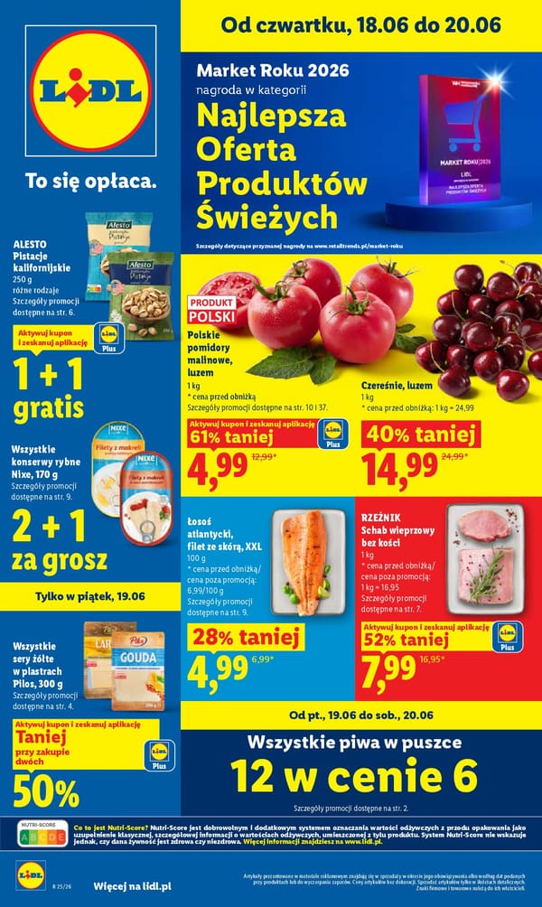  Lidl gazetka promocyjna od 18 czerwca 2026 aktualna - MEGA Promocje na weekend