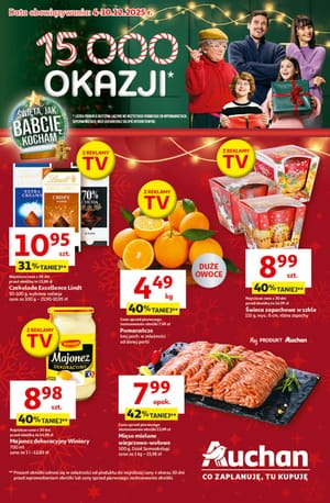 Gazetka Auchan: Gazetka Auchan od 4 grudnia 2025 aktualna 2025-12-04