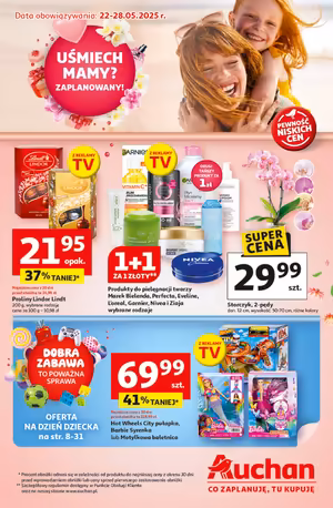 Gazetka Auchan: Gazetka Auchan hipermarket od 22 maja 2025 aktualna - 21.05.2025