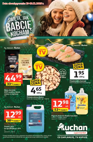 Gazetka Auchan: Gazetka Auchan supermarket od 13 listopada 2025 aktualna - 12.11.2025