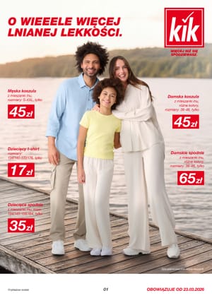 Gazetka KiK: KiK Gazetka promocyjna od 23 marca 2026 aktualna 2026-03-23
