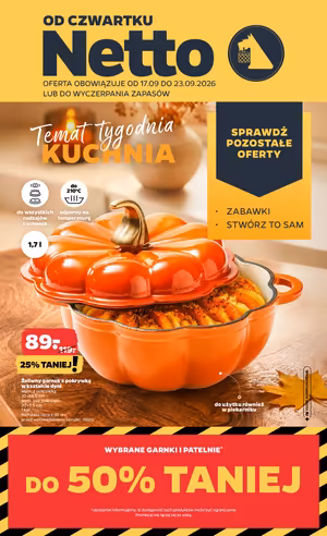 Gazetka Netto: Netto gazetka promocyjna od 16 września 2026 aktualna - dom i ogród taniej 2026-09-17