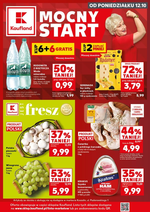  Kaufland gazetka promocyjna od 12 października 2026 aktualna - Mocny Start