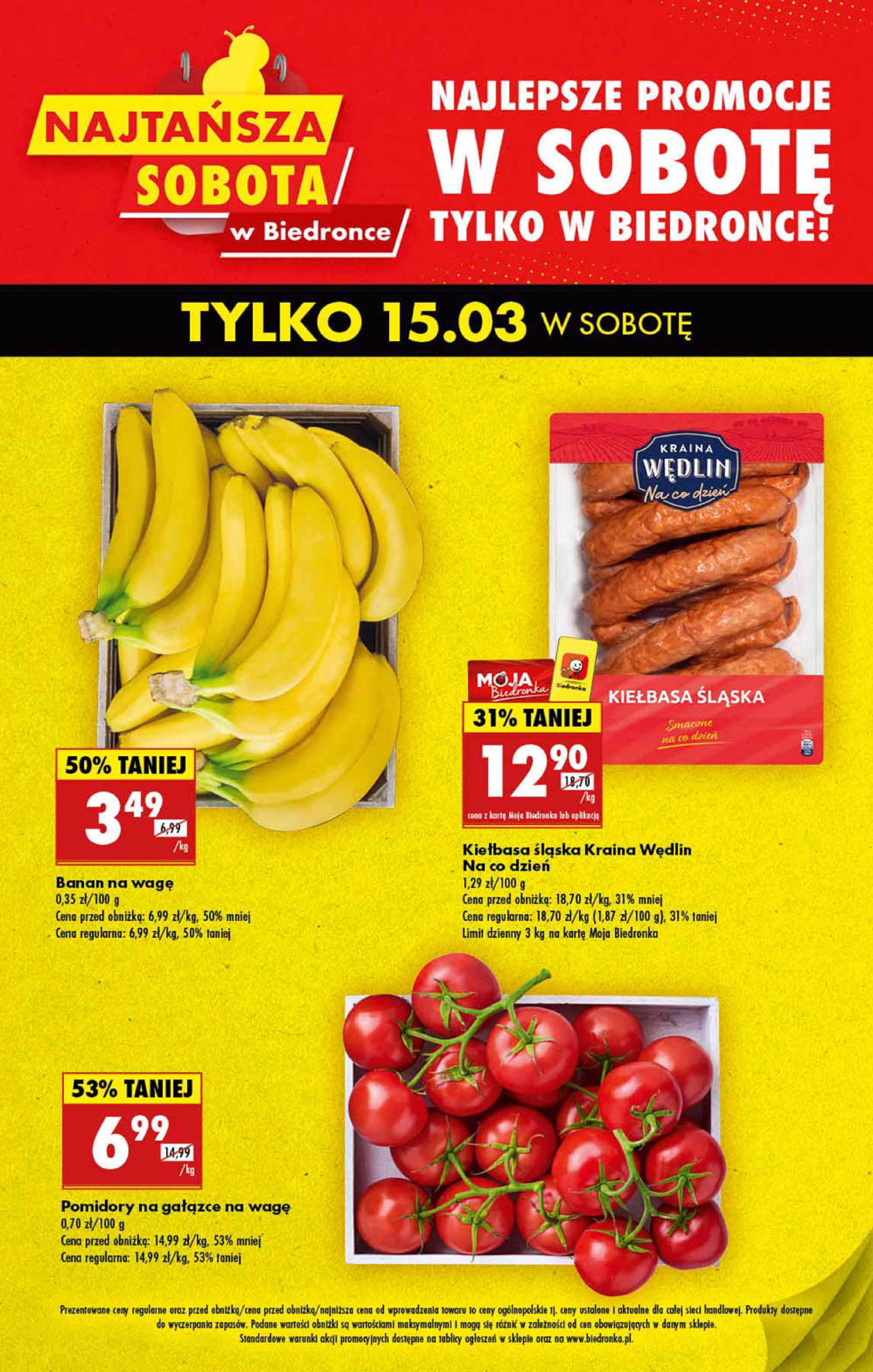 Gazetka Biedronka: Gazetka Biedronka od 15 marca 2025 aktualna - 14.03.2025