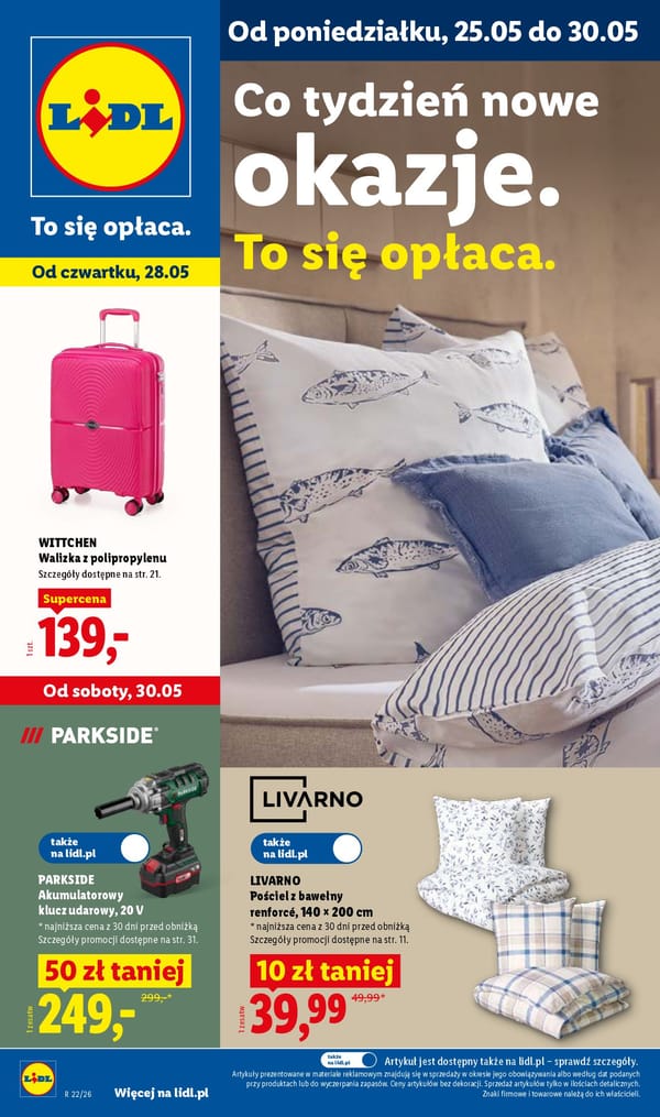  Lidl gazetka promocyjna od 25 maja 2026 aktualna - Mega okazje/ fashion week
