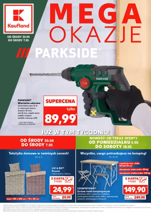 Gazetka Kaufland: Gazetka Kaufland od 30 kwietnia 2025 aktualna - Mega okazje - 29.04.2025