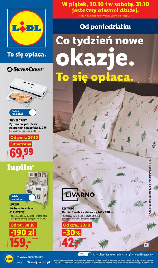  Lidl gazetka promocyjna od 26 października 2026 - okazje tygodnia