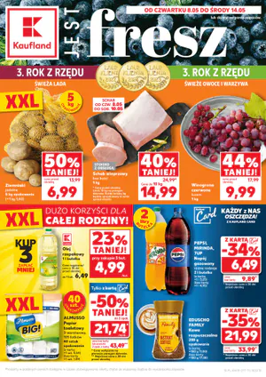 Gazetka Kaufland: Gazetka Kaufland od 8 maja 2025 aktualna - spożywcza - 07.05.2025