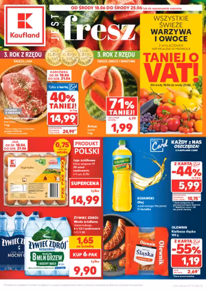 Gazetka Kaufland: Gazetka Kaufland od 18 czerwca 2025 aktualna - Fresz - 17.06.2025