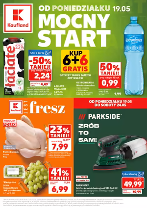 Gazetka Kaufland: Gazetka Kaufland od 19 maja 2025 aktualna - Mocny start - 18.05.2025
