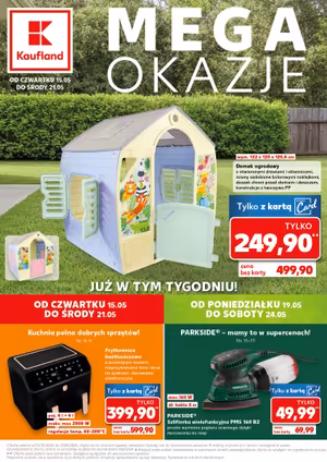 Gazetka Kaufland: Gazetka Kaufland od 15 maja 2025 aktualna - Mega okazje - 14.05.2025