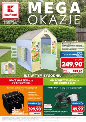 Gazetka Kaufland: Gazetka Kaufland od 15 maja 2025 aktualna - Mega okazje - 14.05.2025