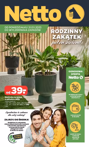 Gazetka Netto: Gazetka Netto od 31 marca 2025 aktualna - Zakątek zieleni - Ogród 2025-03-31