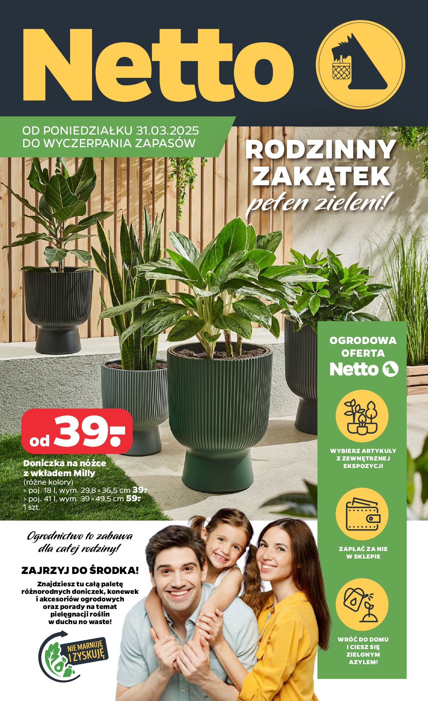 Gazetka Netto: Gazetka Netto od 31 marca 2025 aktualna - Zakątek zieleni - Ogród 2025-03-31