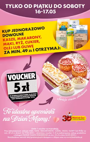 Gazetka Biedronka: Gazetka Biedronka aktualna - vouchery - 15.05.2025