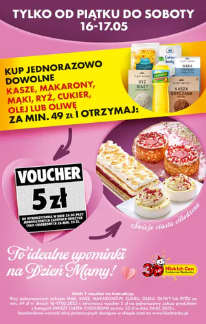 Gazetka Biedronka: Gazetka Biedronka aktualna - vouchery - 15.05.2025