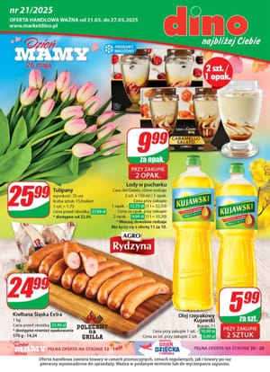 Gazetka Dino: Gazetka Dino od 21 maja 2025 aktualna 2025-05-21