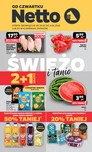 Gazetka Netto: Gazetka Netto od 29 maja 2025 aktualna  2025-05-29