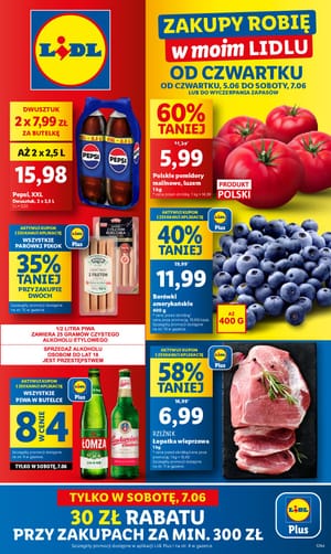 Gazetka Lidl: Gazetka Lidl od 5 czerwca 2025 aktualna - Tania sobota w Lidlu - 04.06.2025