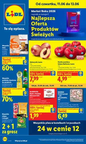 Gazetka Lidl: Lidl gazetka promocyjna od 11 maja 2026 aktualna - najlepsze promocje tygodnia 2026-06-11