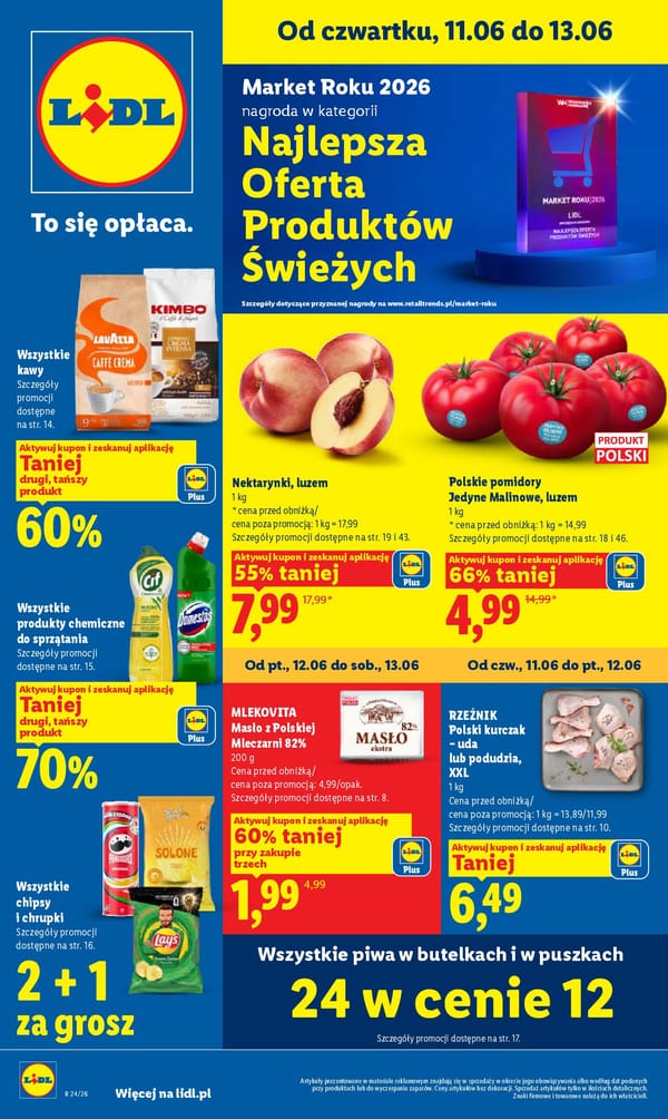  Lidl gazetka promocyjna od 11 maja 2026 aktualna - najlepsze promocje tygodnia