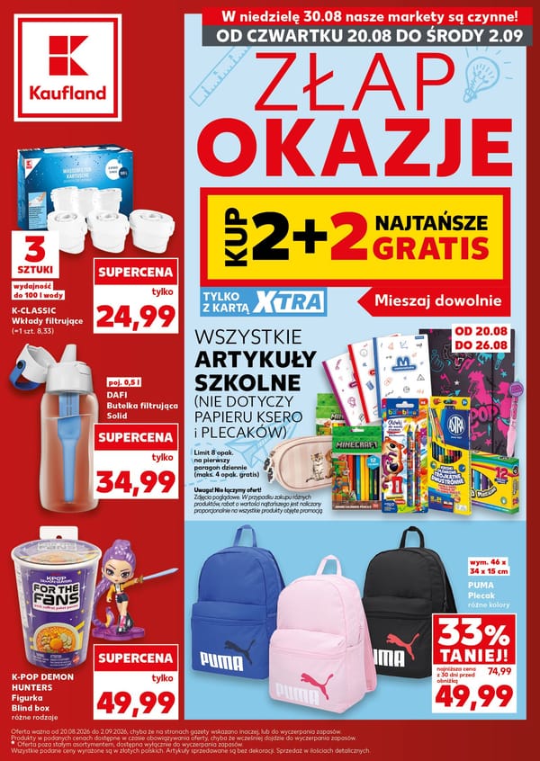  Kaufland gazetka promocyjna od 20 sierpnia 2026 aktualna - okazje tygodnia