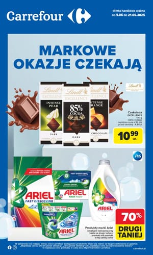 Gazetka Carrefour: Gazetka Carrefour od 9 czerwca 2025 - Markowe okazje 2025-06-09