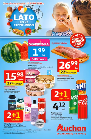 Gazetka Auchan: Gazetka Auchan od 10 lipca 2025 aktualna - hipermarket 2025-07-10