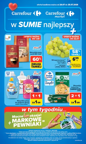 Gazetka Carrefour: Carrefour gazetka promocyjna od 20 lipca 2026 - Najlepsze promocje 2026-07-20