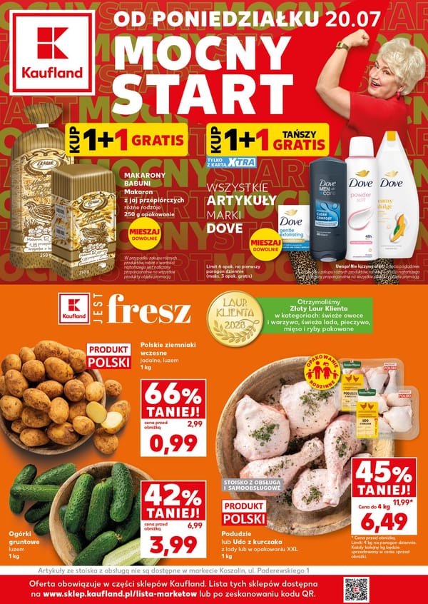  Kaufland gazetka promocyjna od 20 lipca 2026 aktualna - Mocny Start