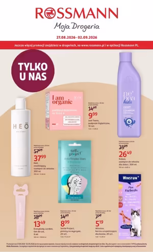 Gazetka Rossmann: Rossmann gazetka promocyjna od 27 sierpnia 2026 aktualna - promocje tygodnia 2026-08-27