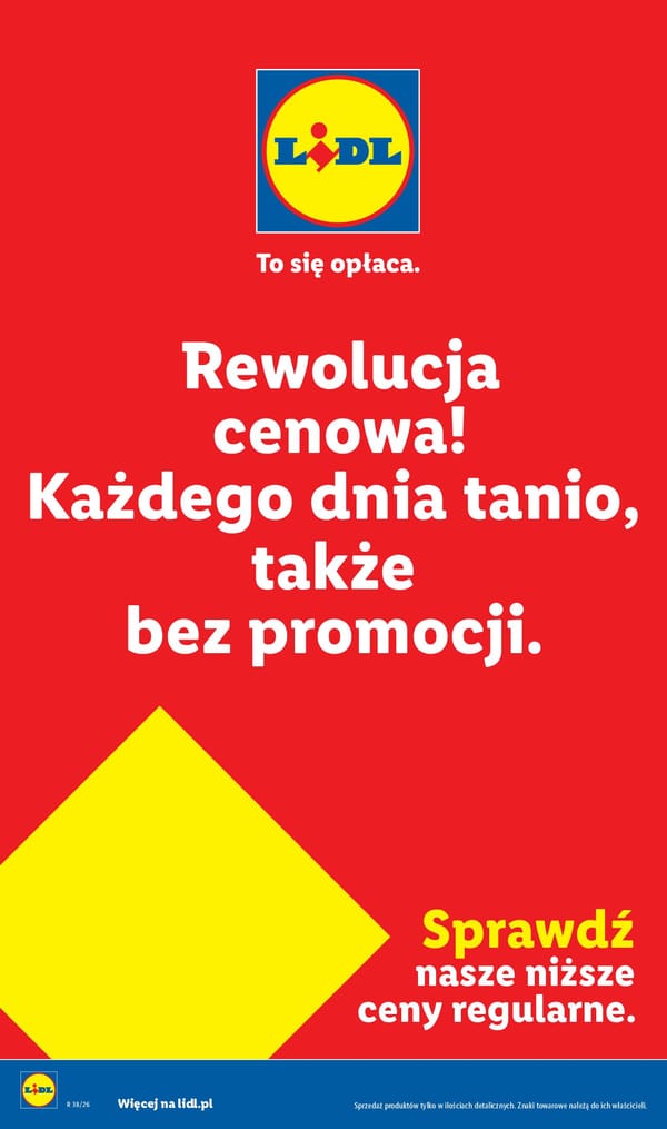  Lidl promocyjna od 1 października 2026 aktualna - nowe ceny na października