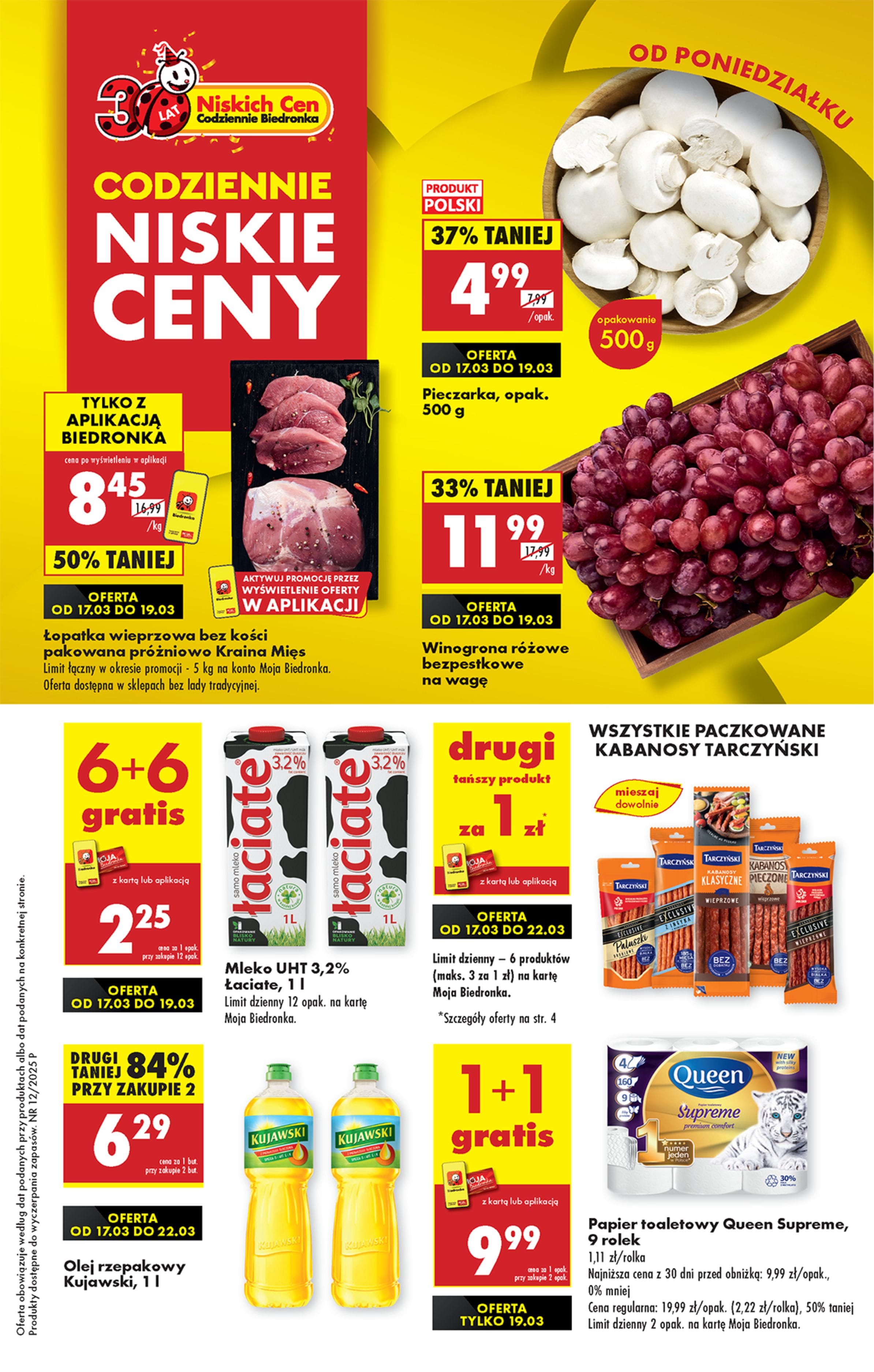 Gazetka Biedronka: Gazetka Biedronka od 17 marca 2025 aktualna - 16.03.2025