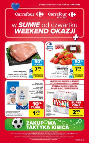 Gazetka Carrefour: Carrefour gazetka promocyjna od 11 czerwca 2026 aktualna - Najlepsze promocje na weekend 2026-06-11