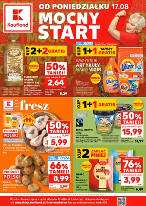 Gazetka Kaufland: Kaufland gazetka promocyjna od 17 sierpnia 2026 aktualna - Mocny Start 2026-08-17