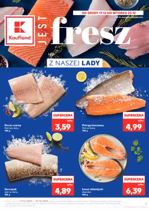  Gazetka Kaufland od 17 grudnia 2025 aktualna - Ryby