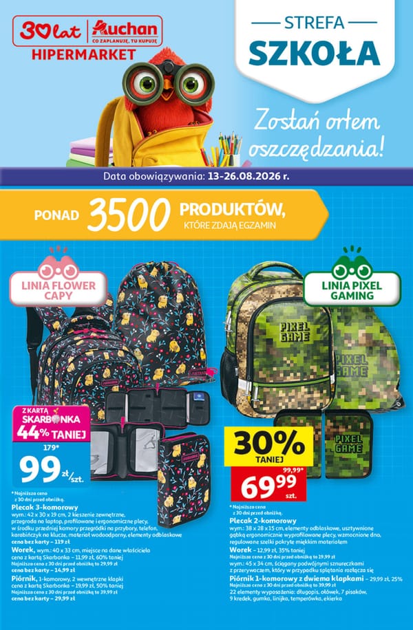  Auchan gazetka promocyjna od 12 sierpnia 2026 aktualna - back to school