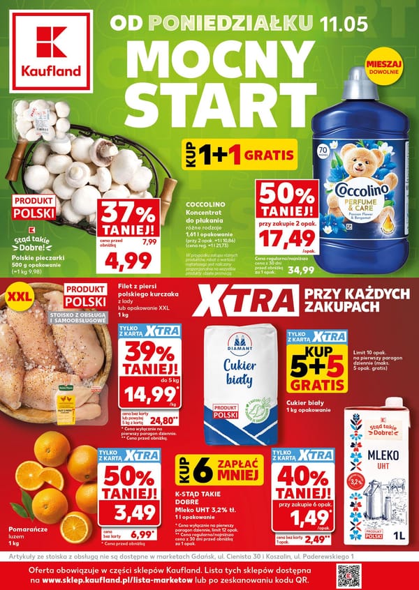  Kaufland aktualna gazetka od 11 maja 2026 aktualna - Xtra Mocny Start