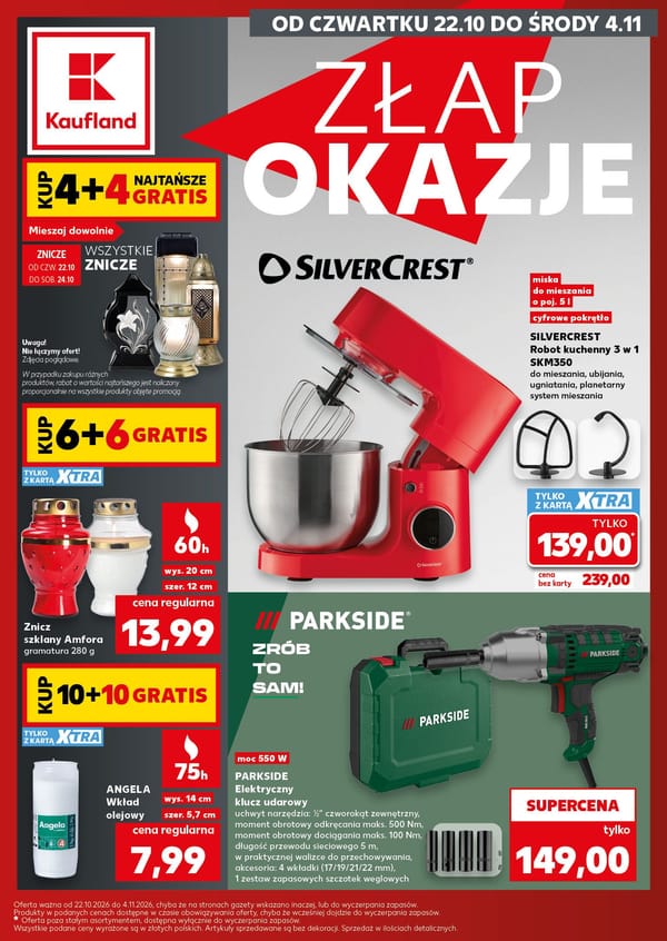  Kaufland gazetka promocyjna od 22 października 2026 aktualna - MEGAOKAZJE