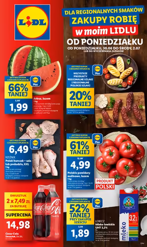 Gazetka Lidl: Gazetka Lidl od poniedziałku 30 czerwca 2025 aktualna - 29.06.2025