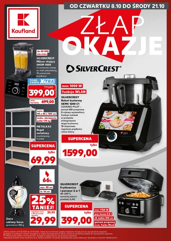  Kaufland gazetka promocyjna od 8 października 2026 aktualna - MEGA okazje