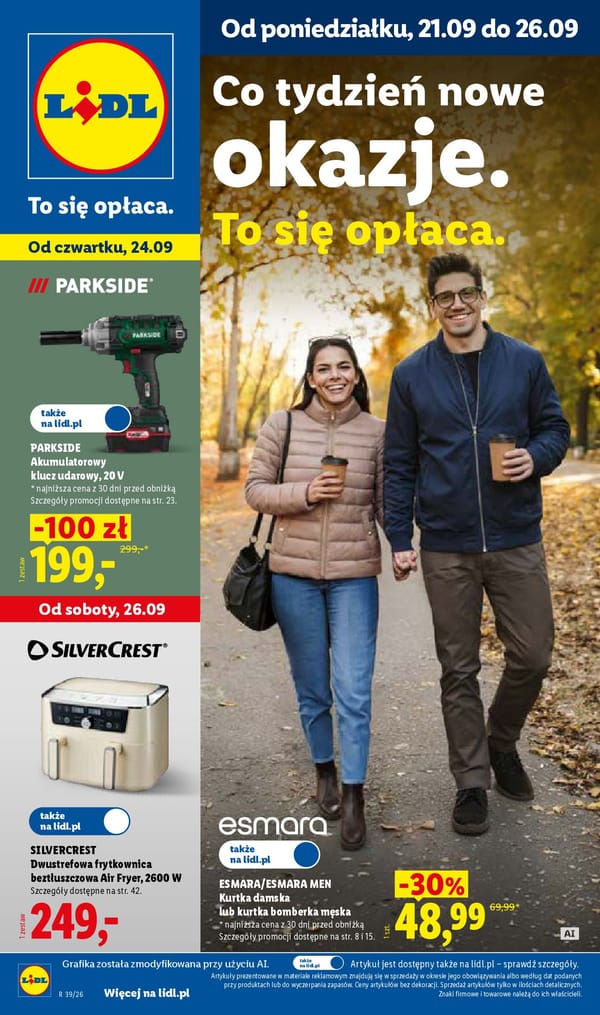  Lidl gazetka promocyjna od 21 września 2026 aktualna - fashion week
