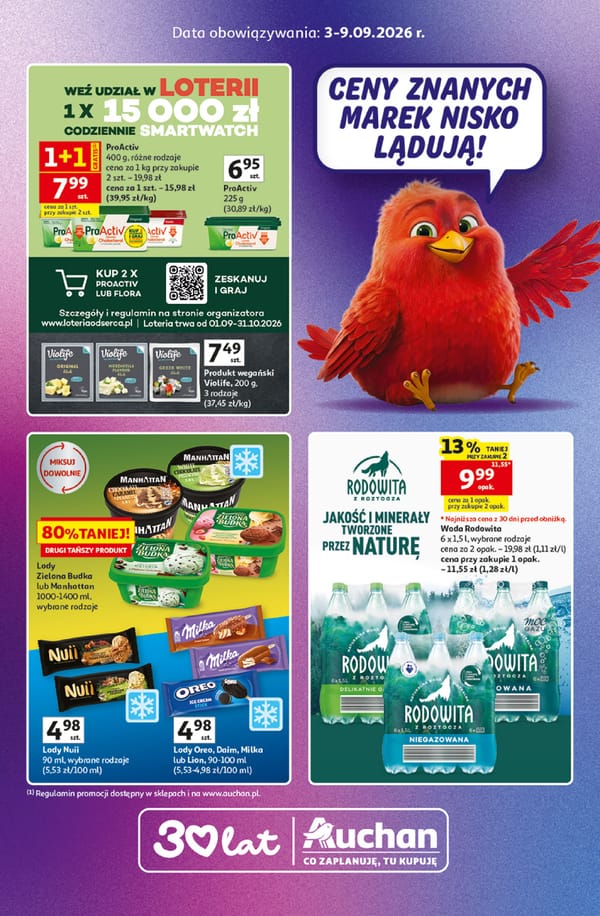  Auchan gazetka promocyjna od 3 września 2026 aktualna - promocje tygodnia na kosmetyki
