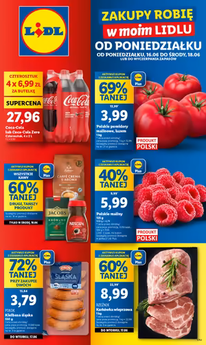Gazetka Lidl: Gazetka Lidl od 16 czerwca 2025 aktualna - 15.06.2025