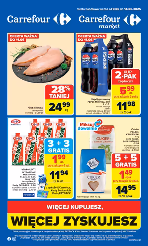 Gazetka Carrefour: Gazetka Carrefour od 9 czerwca 2025 aktualna 2025-06-09