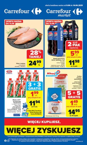 Gazetka Carrefour: Gazetka Carrefour od 9 czerwca 2025 aktualna 2025-06-09