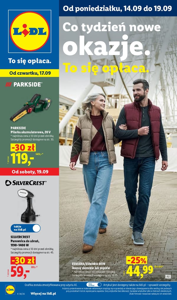  Lidl gazetka promocyjna od 14 września 2026 aktualna - fashion week