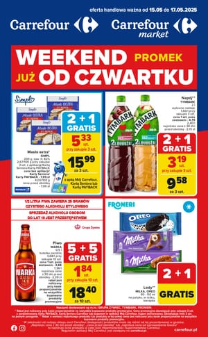 Gazetka Carrefour: Gazetka Carrefour od 15 maja 2025 aktualna 2025-05-15